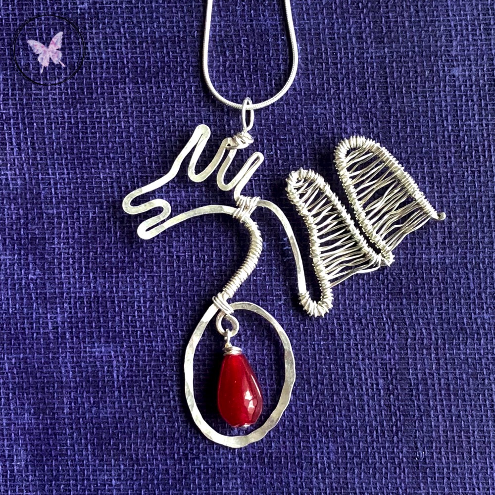 Ruby Dragon Pendant
